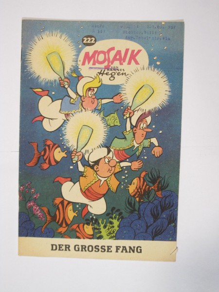 Mosaik DDR Comic Nr. 222 Vlg. Junge Welt im Zustand (2). 65081