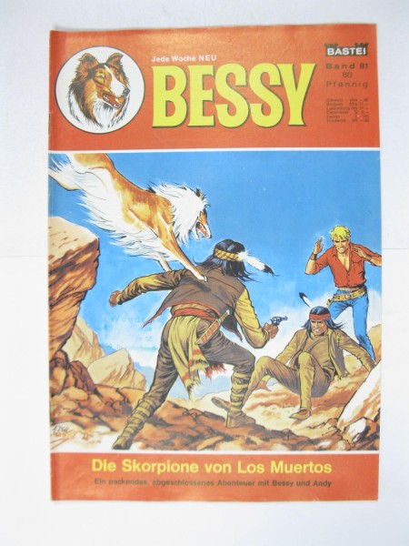 Bessy Comic-Heft Nr. 81 Bastei im Zustand (1-2). 140393