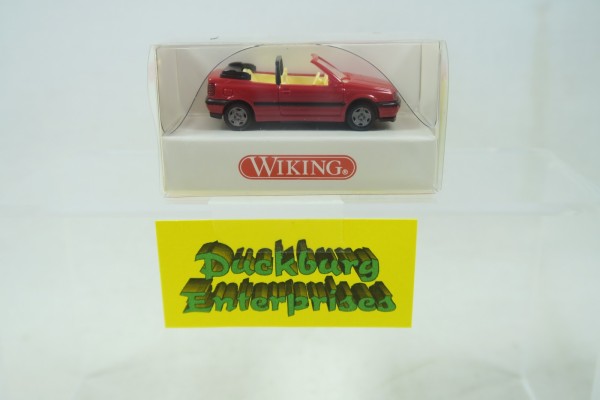 Wiking 0530222 VW Golf Cabriolet rot in OVP 1:87 163215