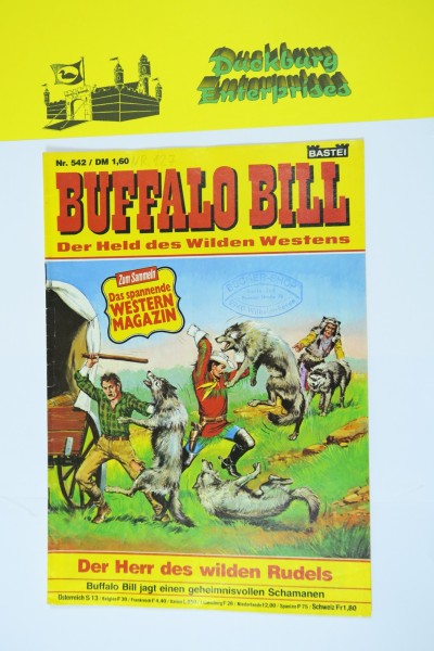 Buffalo Bill Nr. 542 Wäscher Bastei im Zustand (2-3 St). 161337