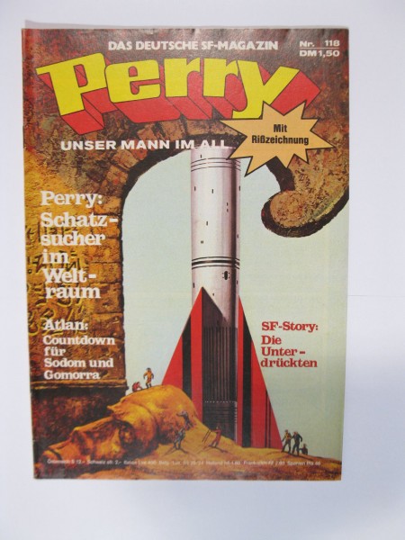Perry Mann im All Nr. 118 Moewig Verlag im Zustand (1/1-2). 73407