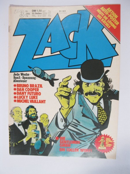 ZACK Comic Nr. 74/ 3 Koralle Vlg. im Zustand (1/1-2). 78583