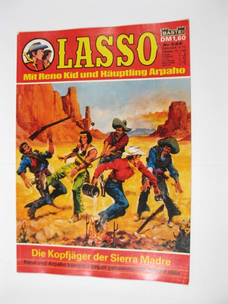 Lasso Nr. 524 Bastei Verlag im Zustand (1). 107104