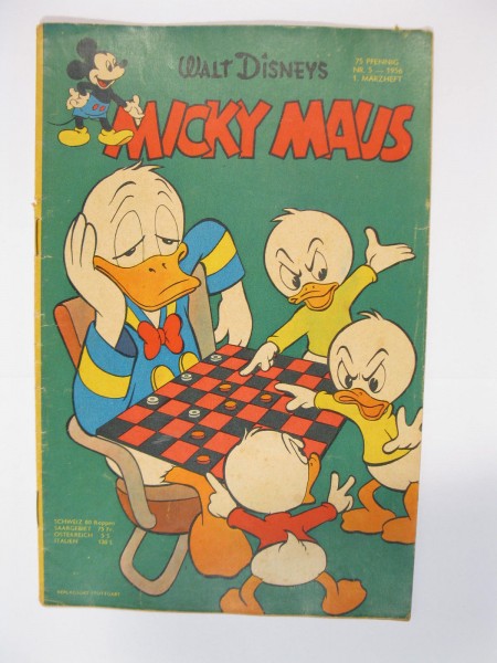 Micky Maus 1956/ 5 Originalheft vom März 1956 in Z (2 oS) 51713