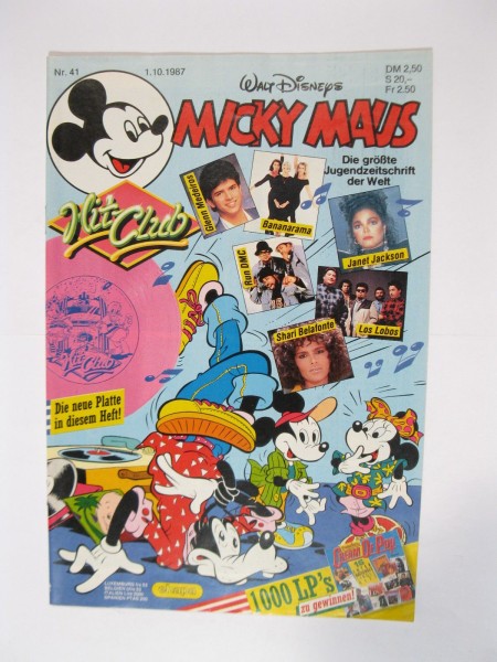Micky Maus 1987/41 Originalheft vom 1.10.87 im Z (1). 78345