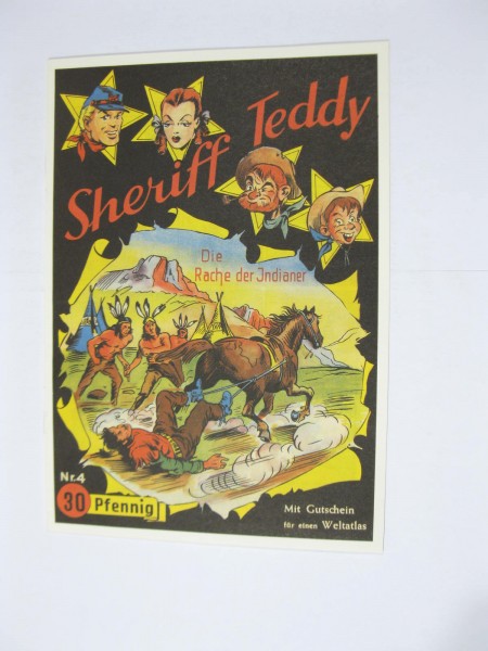 Sheriff Teddy Nr. 4 Nachdruck Hethke im Zustand (0-1). 117669