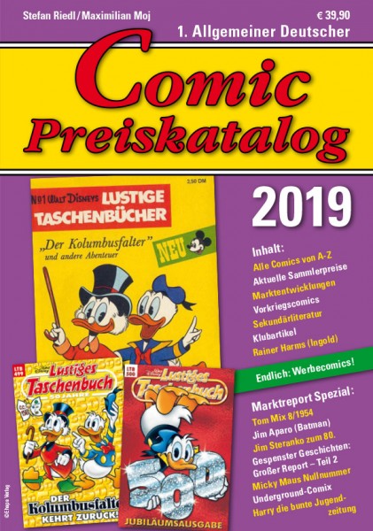 Comic Preiskatalog 2019 HC gebraucht Preise f. Micky Maus, Sigurd, Superman...