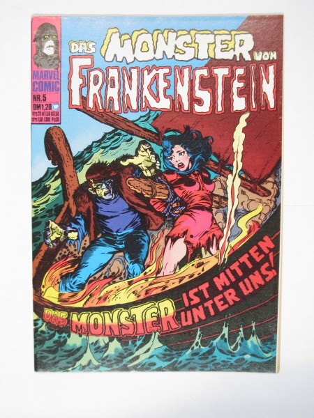 Frankenstein Nr. 5 Marvel Williams im Zustand (1-2). 71293