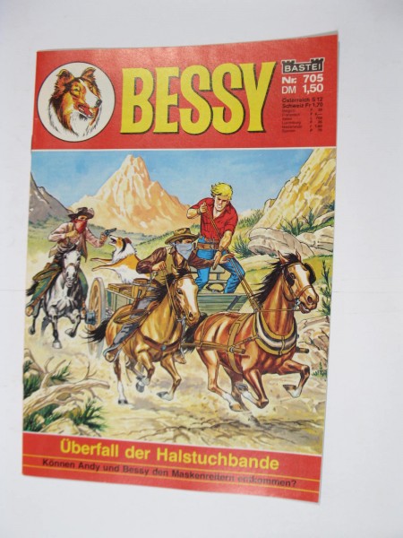 Bessy Comic-Heft Nr.705 Bastei Verlag im Zustand (0-1). 107509