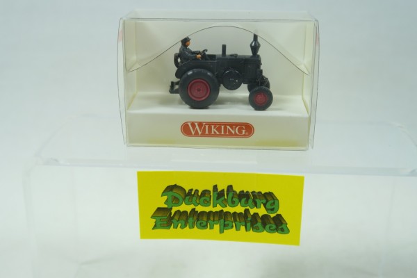 Wiking 8800218 Lanz Bulldog mit Fahrer schwarz Traktor Trekker in OVP 1:87 164523