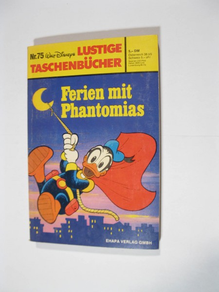 Donald Duck Lustiges Taschenbuch Nr. 75 ERSTAUFLAGE Ehapa Z (1-2). 116247