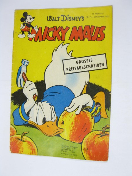 Micky Maus 1955/ 9 vom September 1955 Ehapa im Zustand (3). 119093