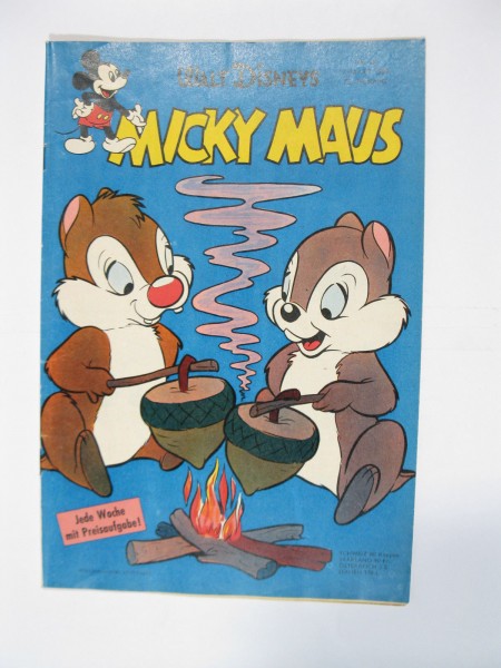 Micky Maus 1959/10 Originalheft vom 7.3. 59 in Z (1-2) 57464