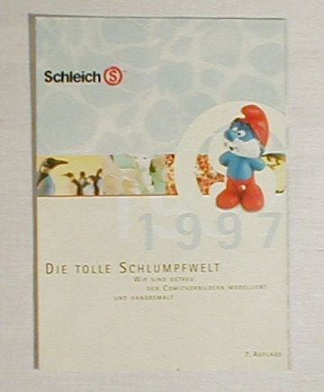 Schlumpf Sammelprospekt 1997 smurf smurfs Schleich