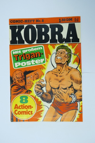 Kobra Comic mit BEILAGE Riesenposter 1977/ 8 Gevacur (1-2). 145559