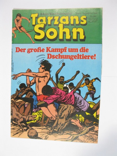 Tarzans Sohn 1980/9 Ehapa Verlag im Zustand (1-2). 96137