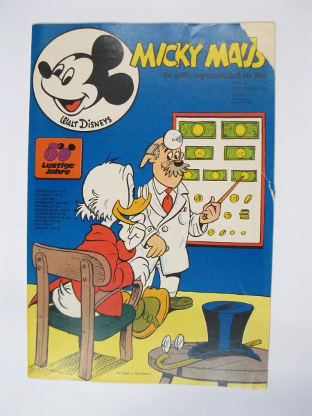 Micky Maus 1973/49 Originalheft vom 8.12.73 in Z (3 oS) 54278