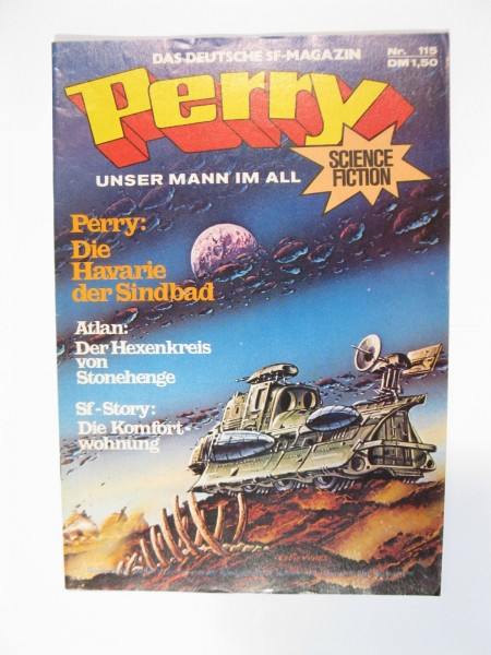 Perry Mann im All Nr. 115 Moewig Verlag im Zustand (1-2). 73491