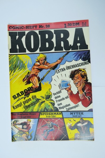 Kobra Comic 1975/38 Gevacur im Zustand (1-2). 145465