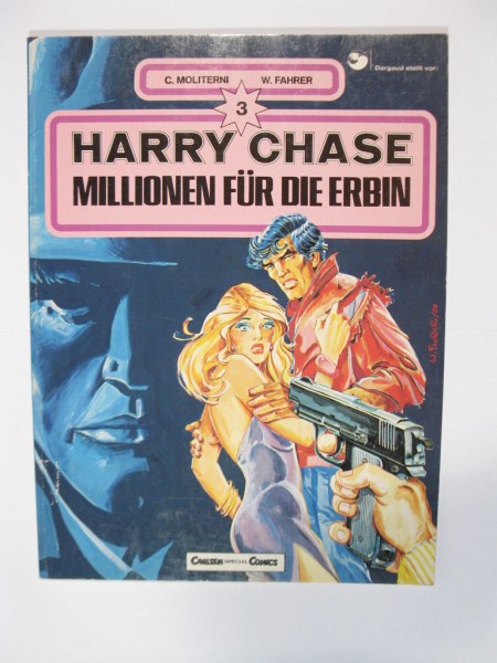 Harry Chase Nr. 3 im Zustand (1-2) 1. Auflage Carlsen Comic 99741+