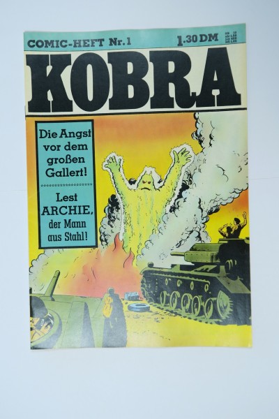 Kobra Comic 1976/ 1 Gevacur im Zustand (0-1). 150093
