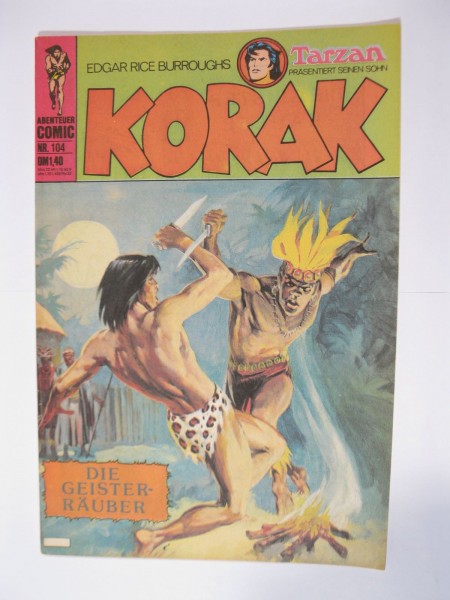 Korak, Tarzan Sohn Nr. 104 BSV Verlag im Zustand (1). 90387