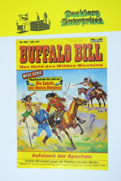 Buffalo Bill Nr. 592 Wäscher Bastei im Zustand (2). 161387