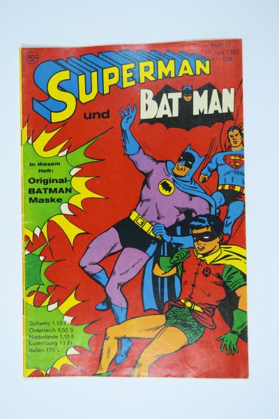 Superman Comic 1967/12 Ehapa im Zustand (2/2-3). 143741