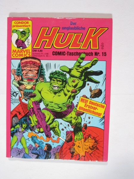 Hulk Nr. 15 Marvel Condor Taschenbuch im Z (0-1). 80247