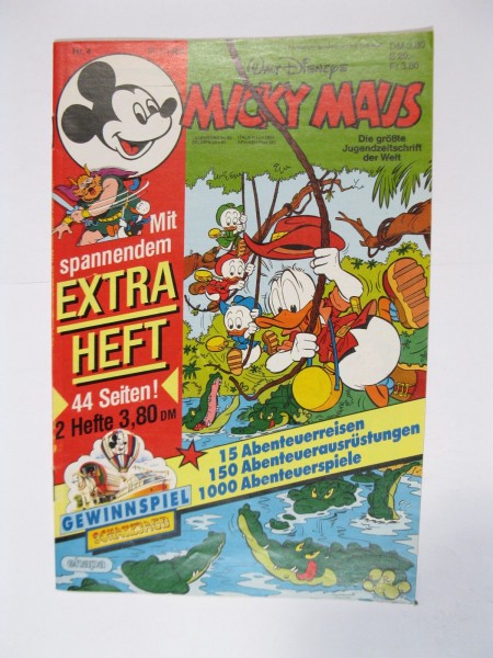 Micky Maus 1989/ 4 Originalheft vom 18.1.89 im Z (1). 78443