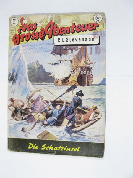 Das grosse Abenteuer Schatzinsel von 1953 Nr. 6 Helikon Vlg. im Z (2/2-3). 103687