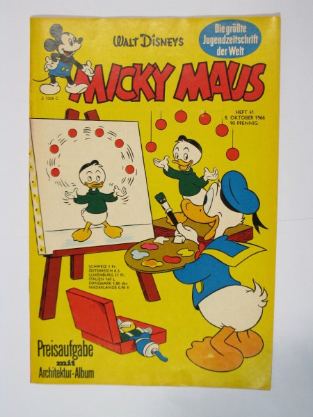 Micky Maus 1966/41 Originalheft vom 8.10.66 in Z (1). 62623