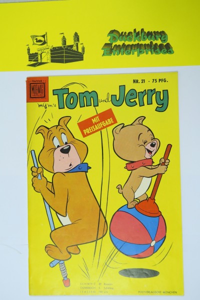 Tom und Jerry 1.Aufl. Nr. 21 Tessloff / Moewig Verlag im Z (1). 145903