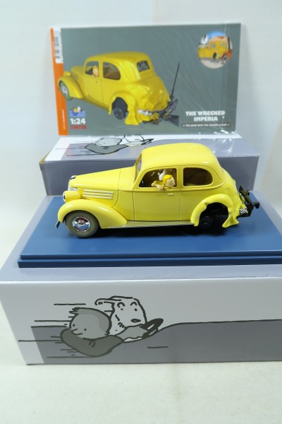 Tim und Struppi Tintin Auto 1/24 Der Unfallwagen Moulinsart 29961