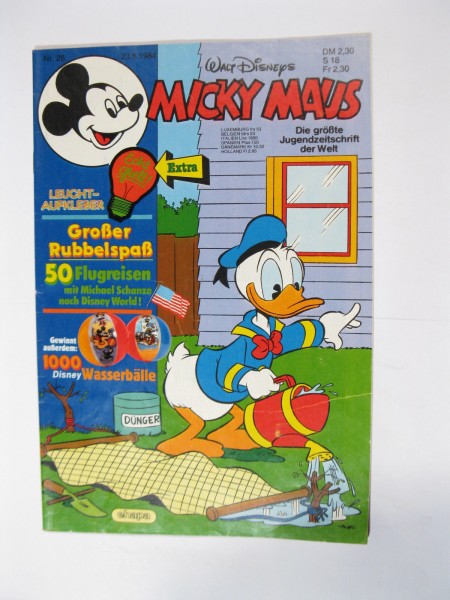 Micky Maus 1984/26 Originalheft vom 23.6.84 im Z (2). 78065