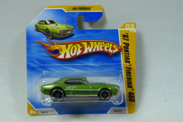 Hot Wheels # 03/52 ´67 Pontiac Firebird 400 MOC 138461