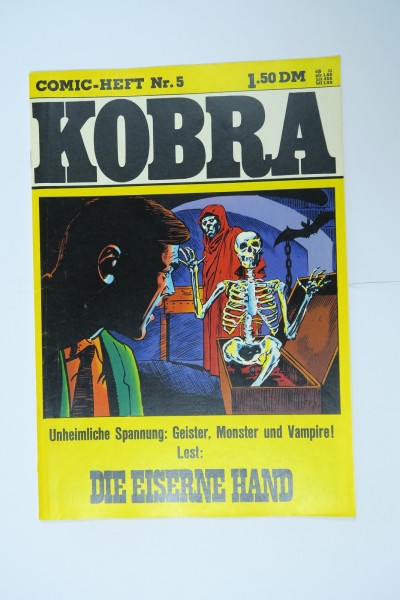 Kobra Comic 1976/ 5 Gevacur im Zustand (1/1-2). 145493