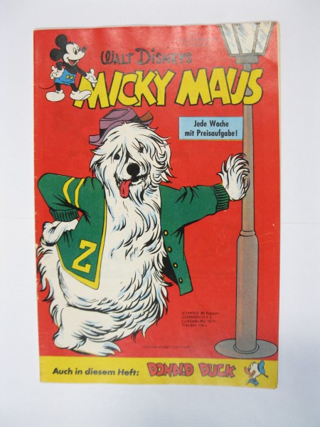 Micky Maus 1959/37 Originalheft vom 12.9.59 in Z (1-2). 62351