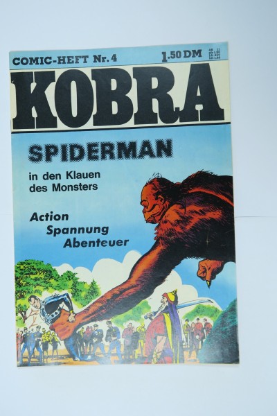 Kobra Comic 1976/ 4 Gevacur im Zustand (1/1-2). 145491