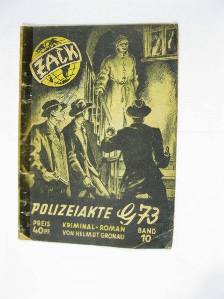 ZACK Krimi Roman von 1949 Nr. 10 Kayser Vlg. im Zustand (4 T). 103337