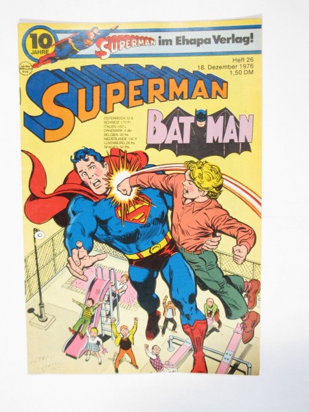 Superman Comic 1976/26 Ehapa im Zustand (1/1-2 oS). 66469