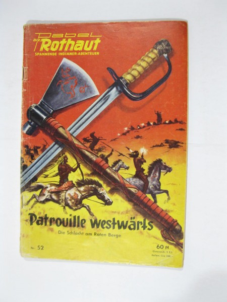 Rothaut Western Roman Nr. 52 Pabel Vlg. 1960er Jahre im Z (2-3). 103307