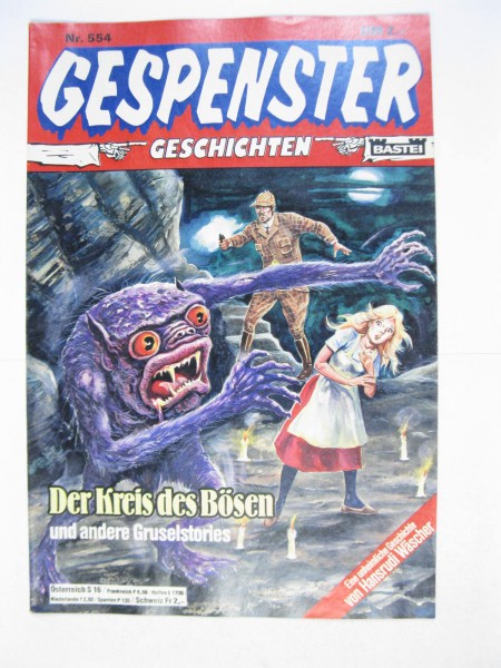 Gespenster Geschichten Nr. 554 Wäscher Bastei im Z (1-2). 127855