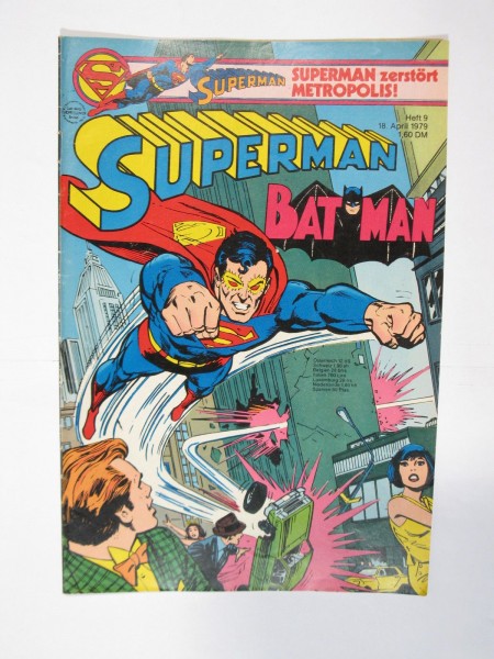Superman Comic 1979/ 9 Ehapa im Zustand (1-2 oS). 66801