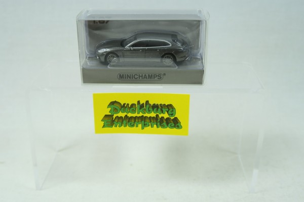 Minichamps 870 067112 Porsche Panamera Turbo S grau metallic OVP 1:87 166343