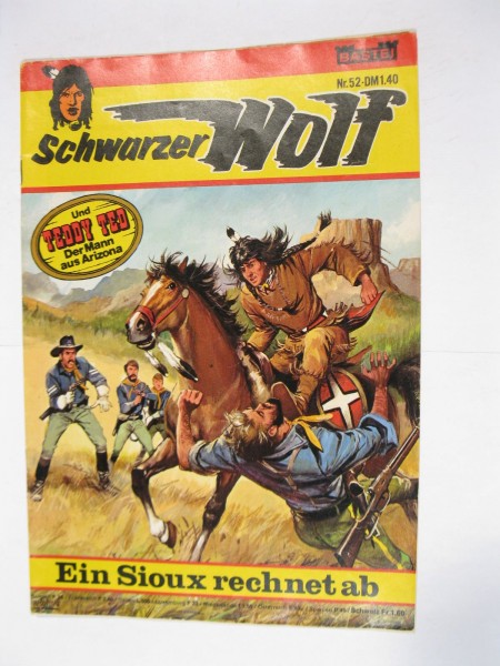 Schwarzer Wolf Nr. 52 Bastei im Zustand (1-2). 86115