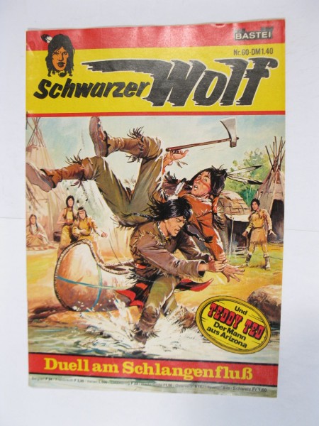 Schwarzer Wolf Nr. 60 Bastei im Zustand (1). 86087