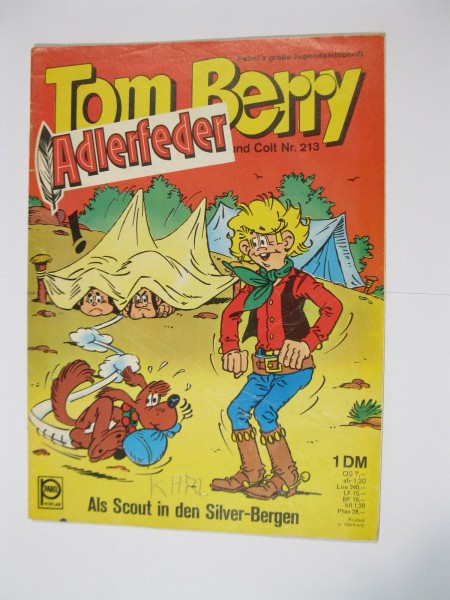 Tom Berry Nr. 213 Pabel Verlag im Zustand (2 NZ). 96289