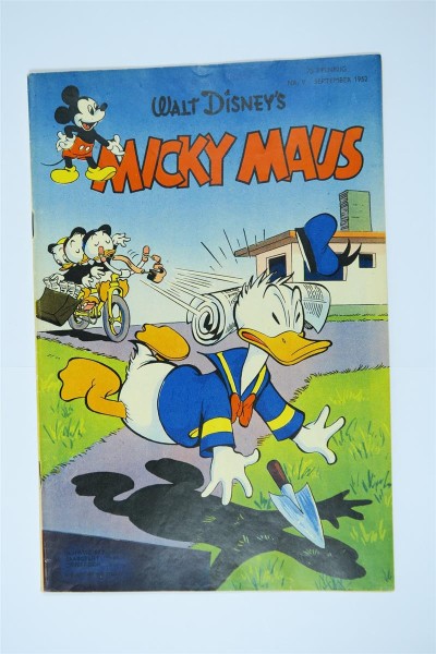 Micky Maus 1952/ 9 Originalheft vom September 1952 in Z (1-2/2 St). 62263