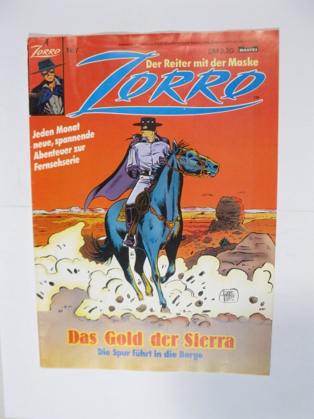 Zorro GbÜ 1991 Nr. 7 Bastei im Zustand (2). 94681